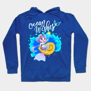 Mermaid Ocean Wishes Sea Life Hoodie